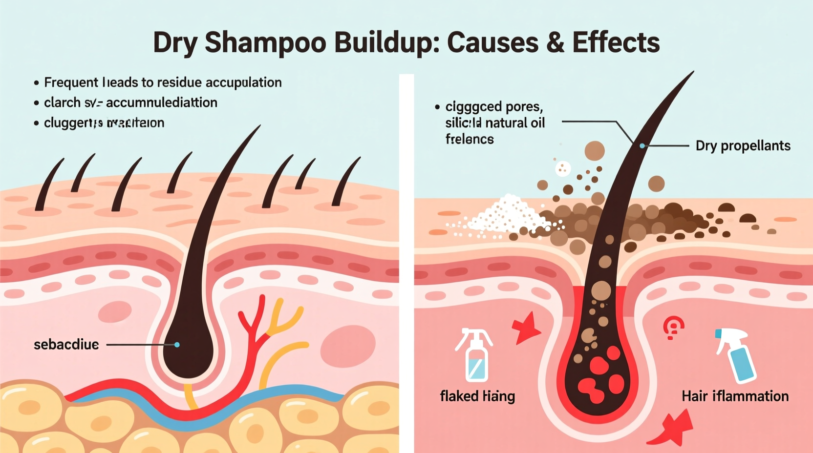 is dry shampoo causing buildup on my scalp