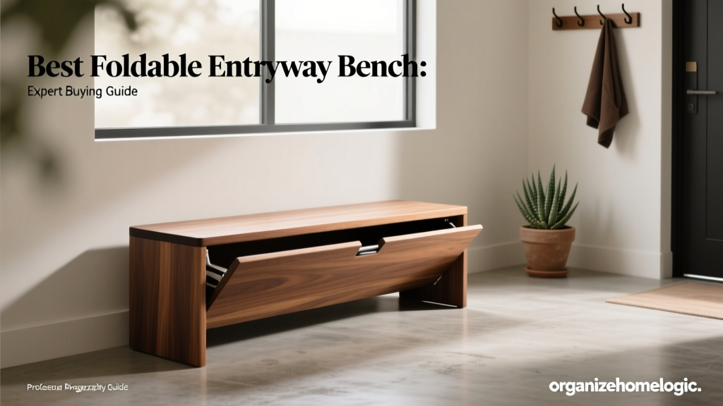 Best Foldable Entryway Bench: Expert Buying Guide