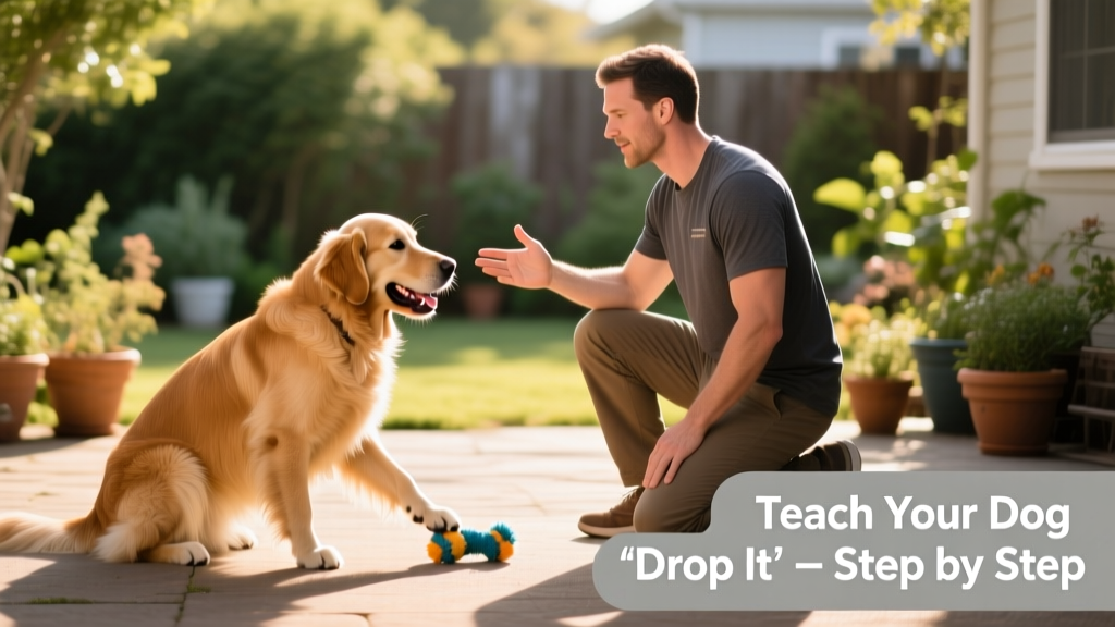 How to Teach Your Dog a 'Drop It' Cue