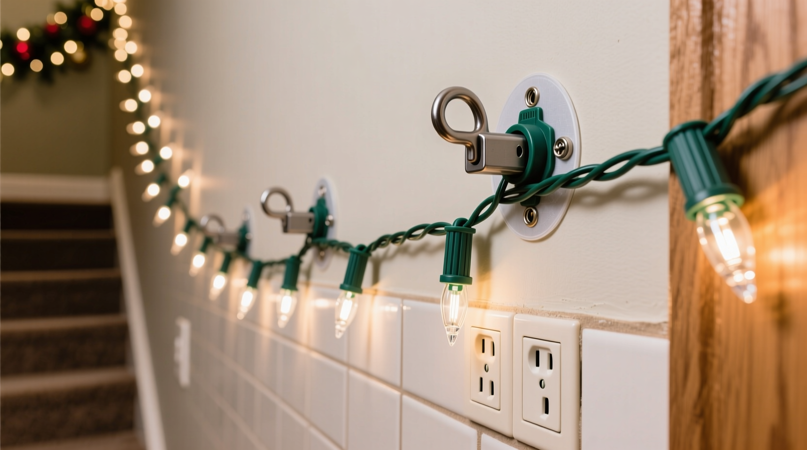 can you use command hooks for heavy christmas light strands on walls