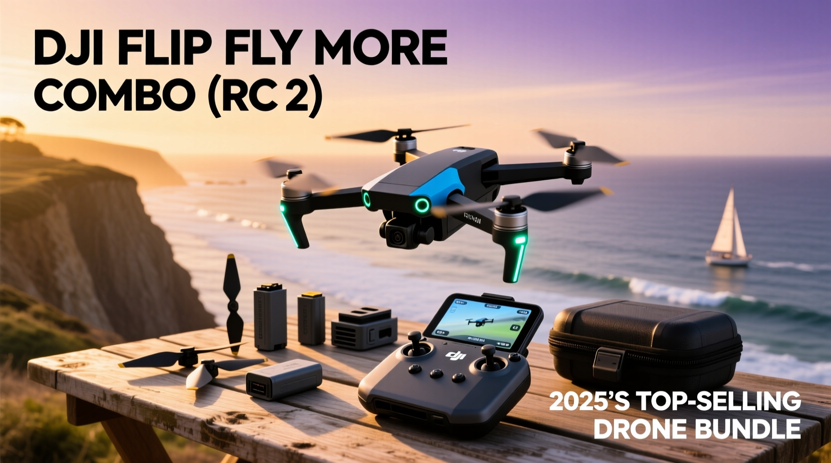 best selling dji flip fly more combo rc2
