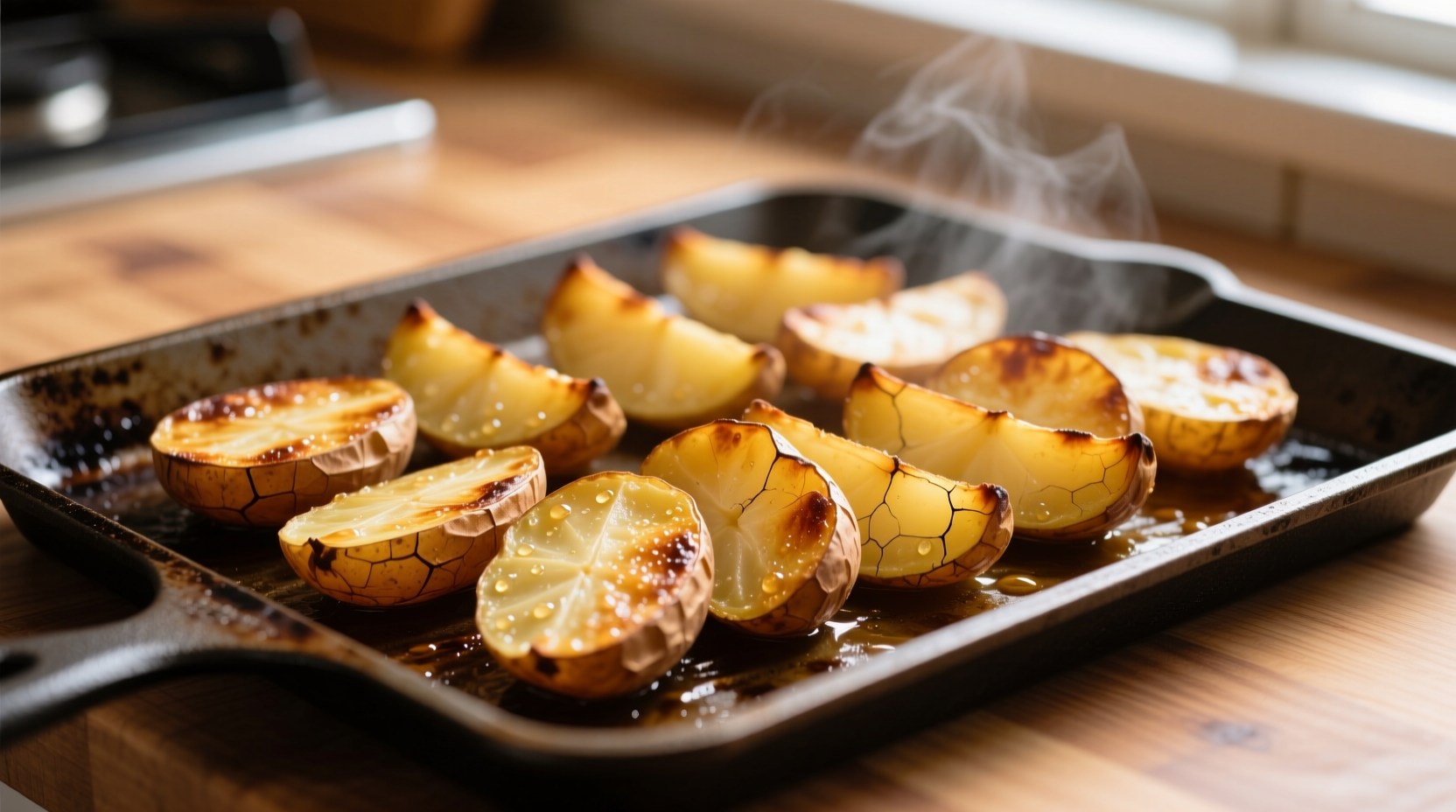 Baked Potato Slices: Crispy Healthy Snack Recipe Guide