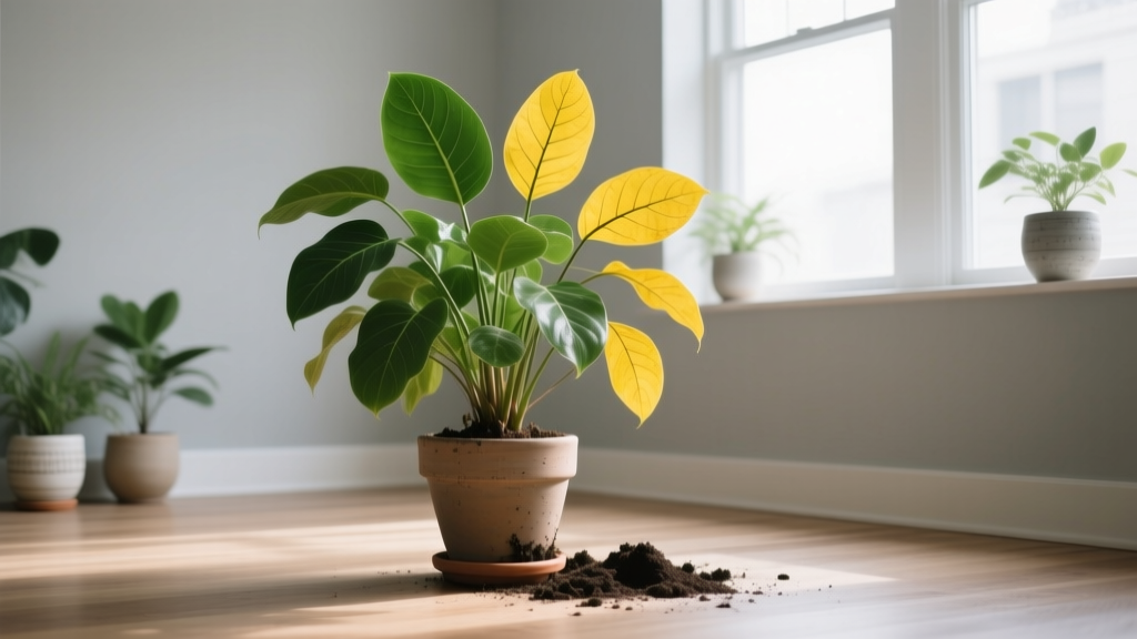 Yellow Leaves on Indoor Plants: Repotting Guide