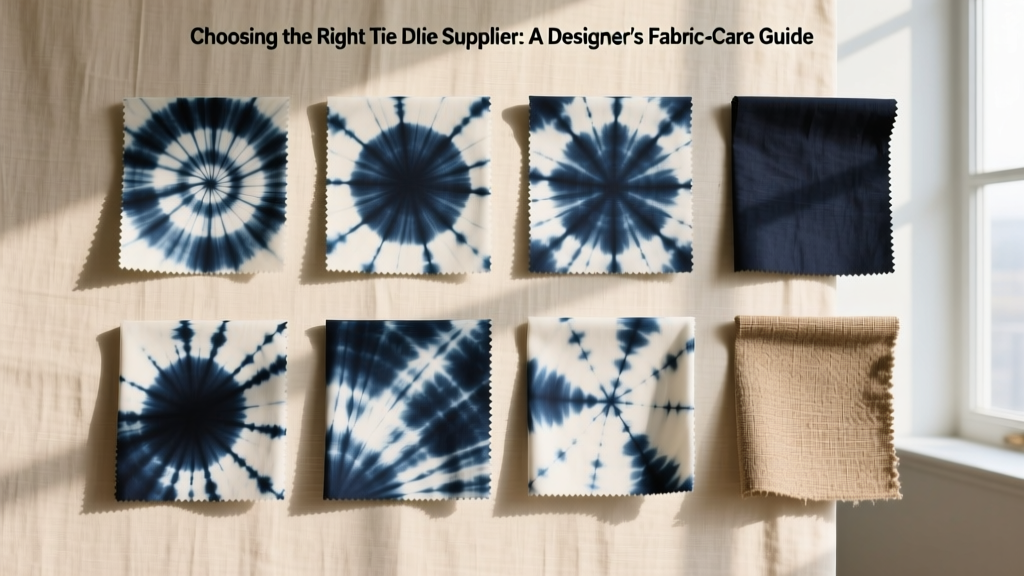 Choosing the Right Tie Dye Supplier: A Designer’s Fabric-Care Guide