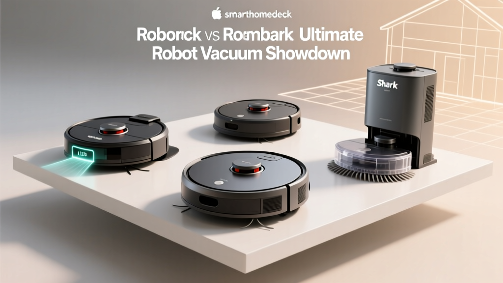 Roborock vs Roomba vs Shark: Ultimate Robot Vacuum Showdown