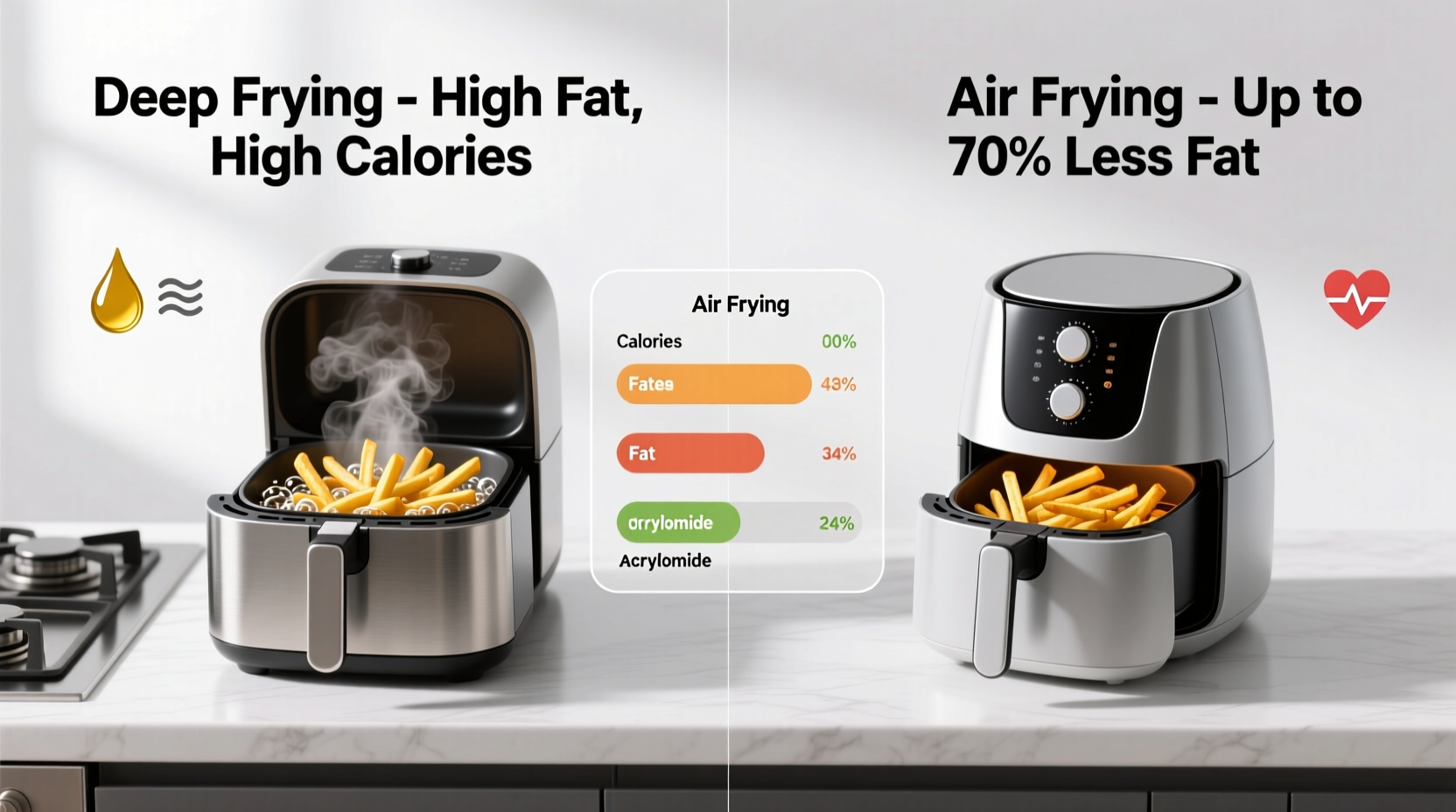 is air frying healthier than deep frying or just another trend