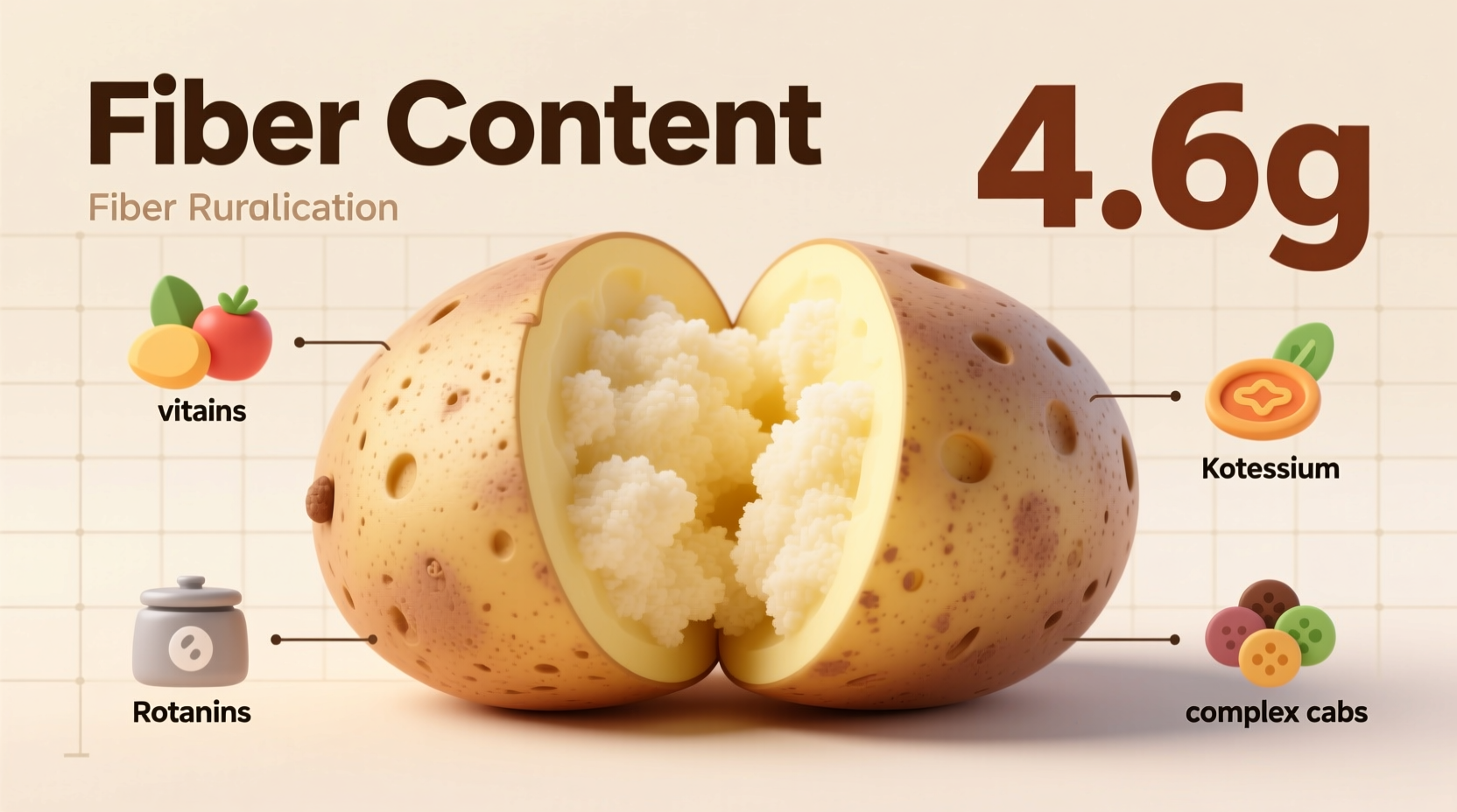 Baked Potato Fiber Content: Exact Measurements Revealed