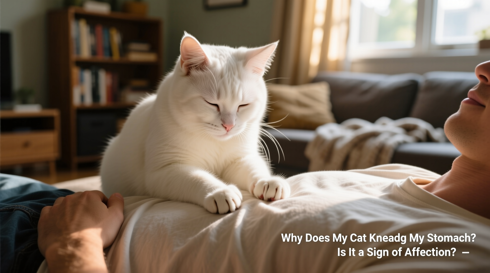 why does my cat knead my stomach and is it a sign of affection