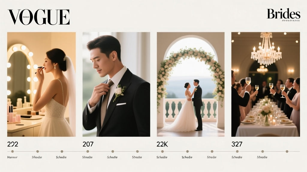 Wedding Day Timeline: Hour-by-Hour Schedule Template