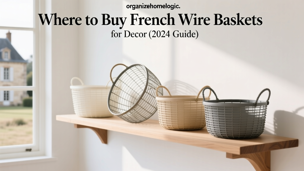 Where to Buy French Wire Baskets for Decor (2024 Guide)
