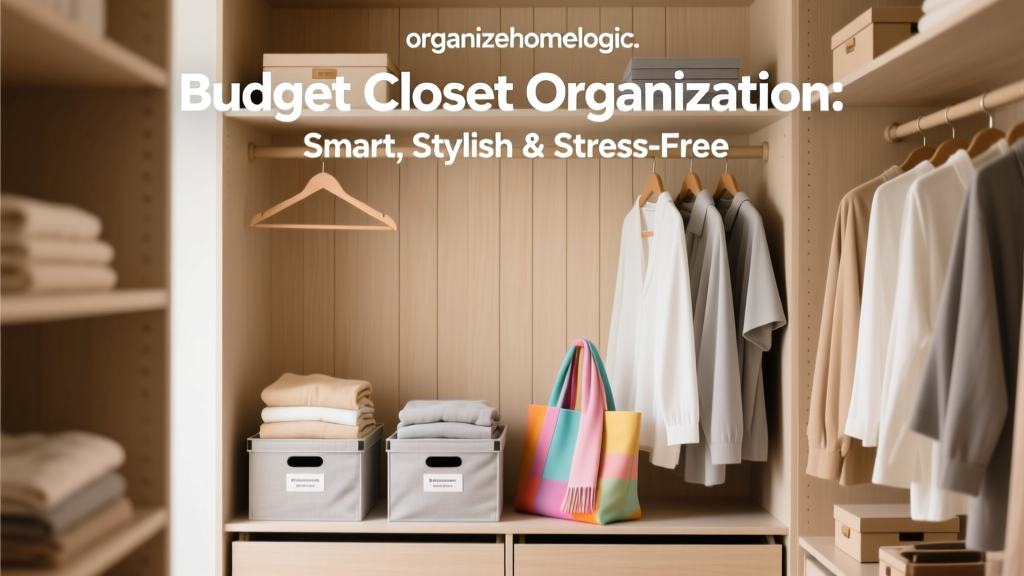 Budget Closet Organization: Smart, Stylish & Stress-Free