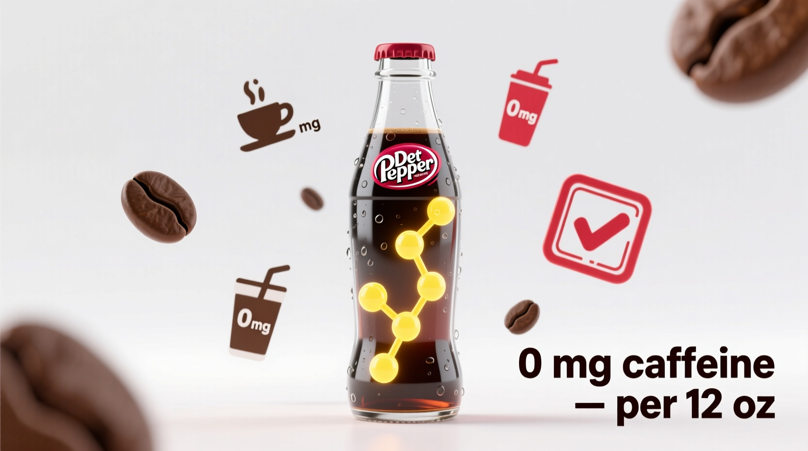 Diet Dr Pepper Caffeine Content: 44mg Per 12oz Serving