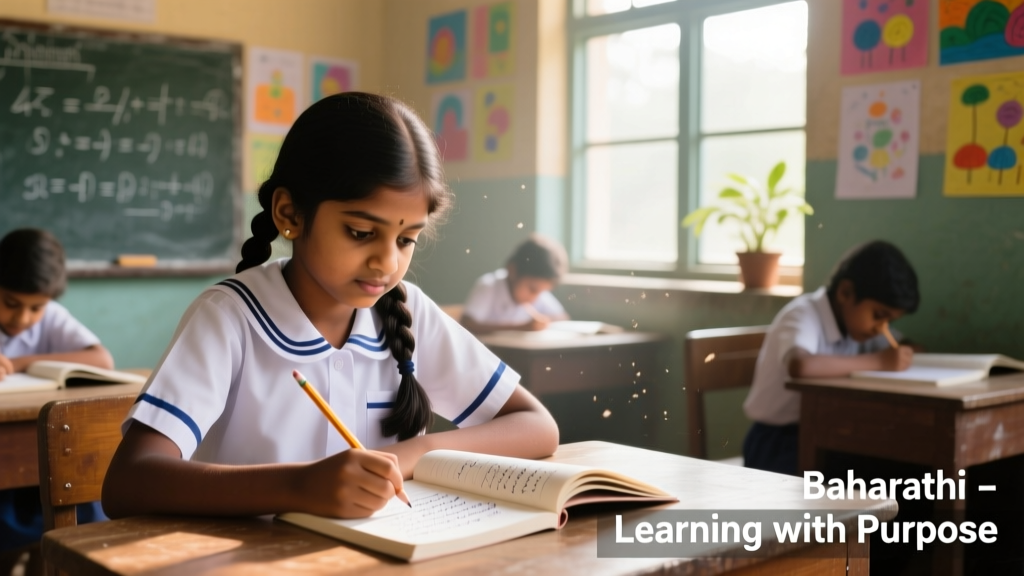 Bharathi: A Foundational Early Learning Framework for Indian Preschoolers