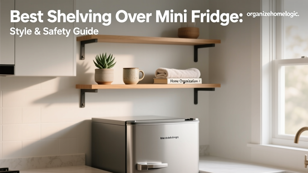 Best Shelving Over Mini Fridge: Style & Safety Guide
