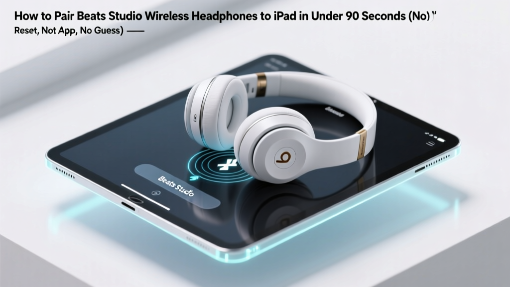 Beats Studio Wireless to iPad Pairing Guide (2026)