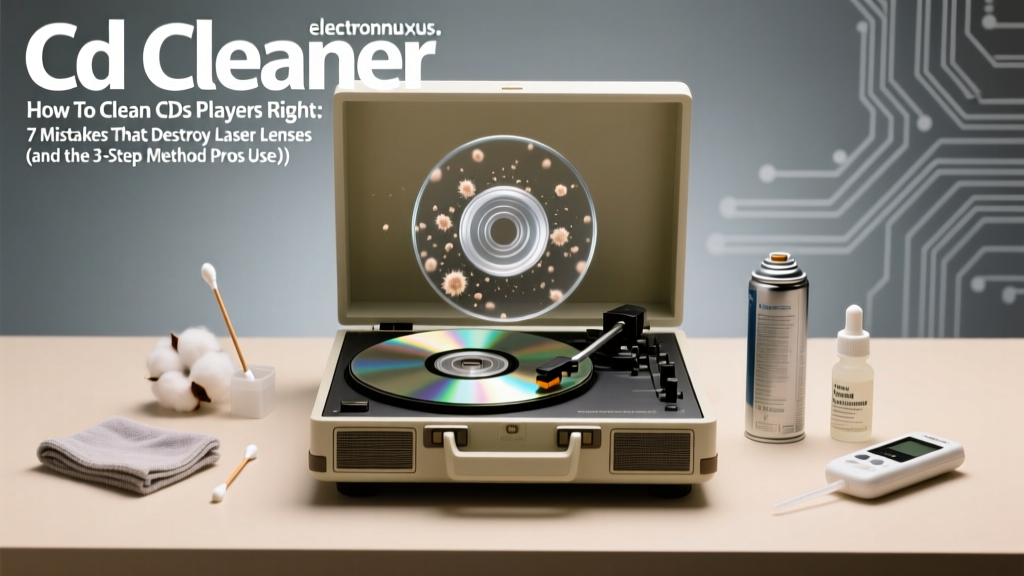 Cd Cleaner How To Clean Cds Players Right: 7 Mistakes That Destroy Laser Lenses (and the 3-Step Method Pros Use)