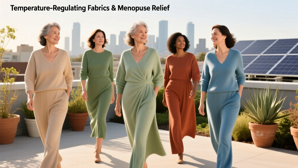 Temperature-Regulating Fabrics & Menopause Relief
