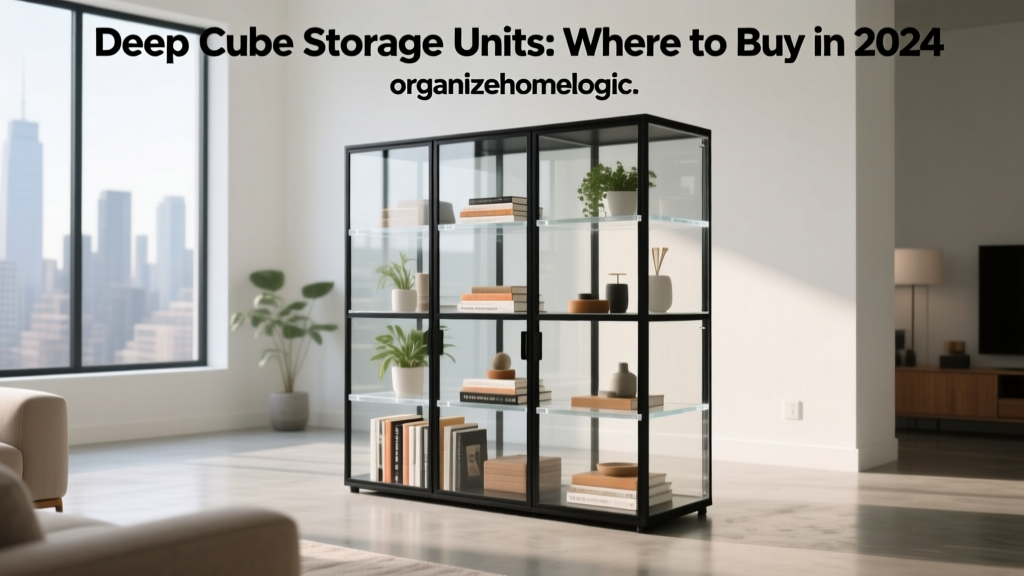 Deep Cube Storage Units: Where to Buy in 2024
