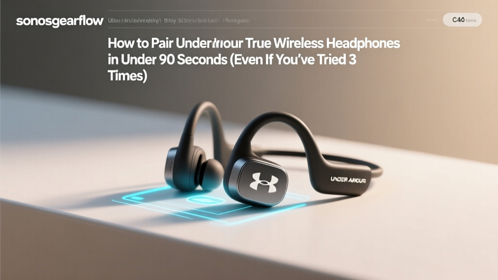 Under Armour True Wireless Pairing Guide (2026)