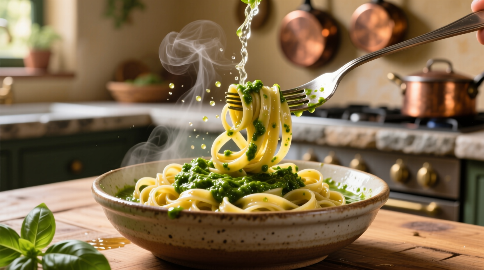 Add a Little Pasta Water to Pesto for an Incredible He
