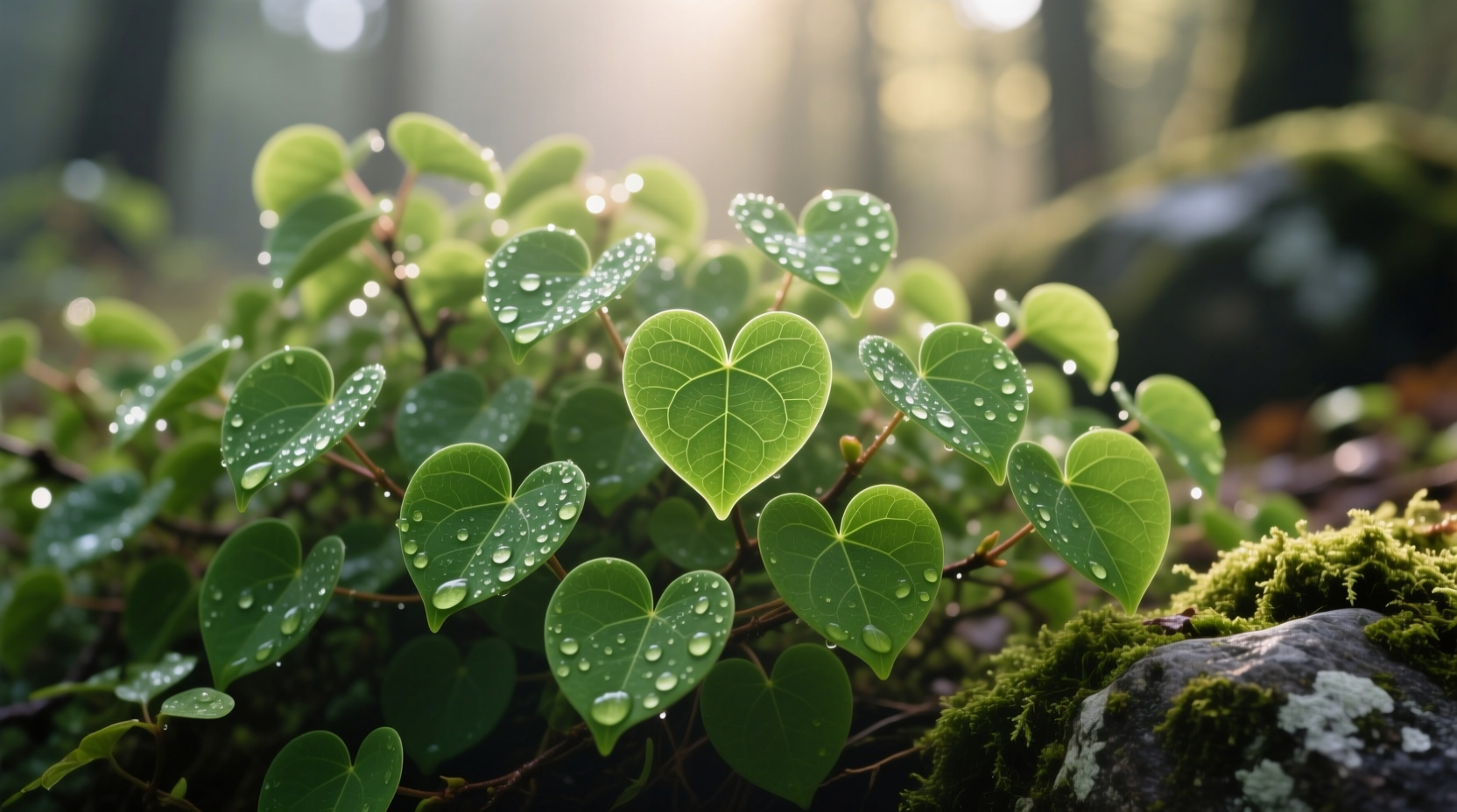 bush heart shaped leaves