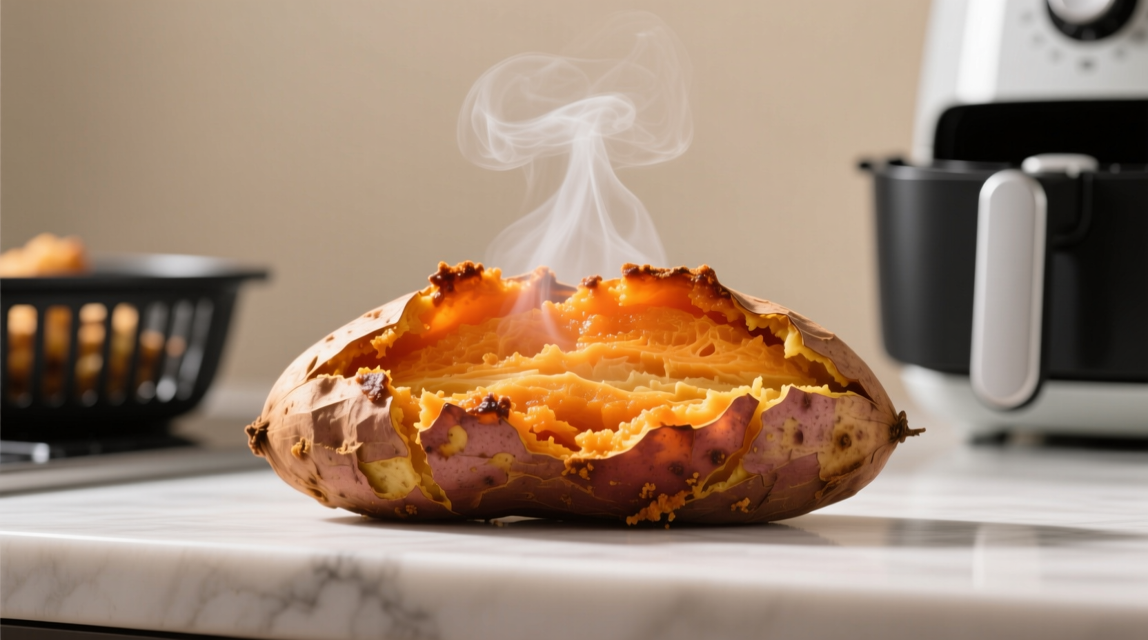 air fry sweet potato when speed wins and when nutrients lose