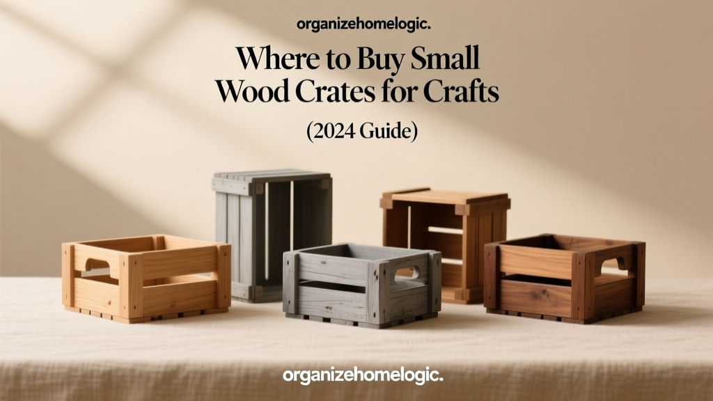 Where to Buy Small Wood Crates for Crafts (2024 Guide)