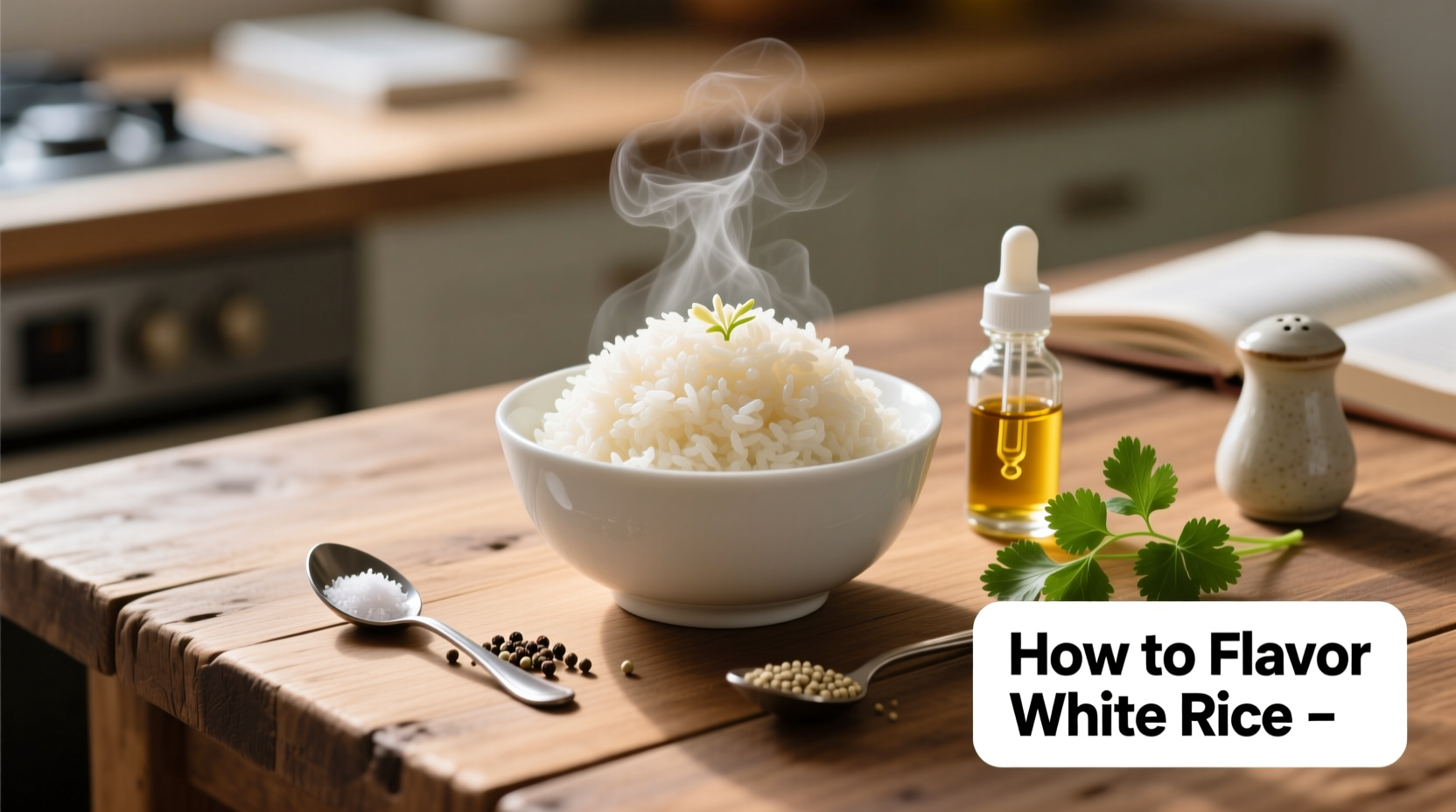 how to flavor white rice