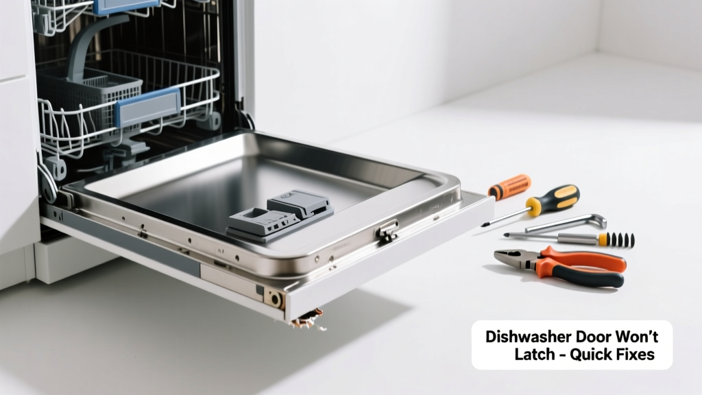 Dishwasher Door Won’t Latch in Kitchen: Quick Fixes