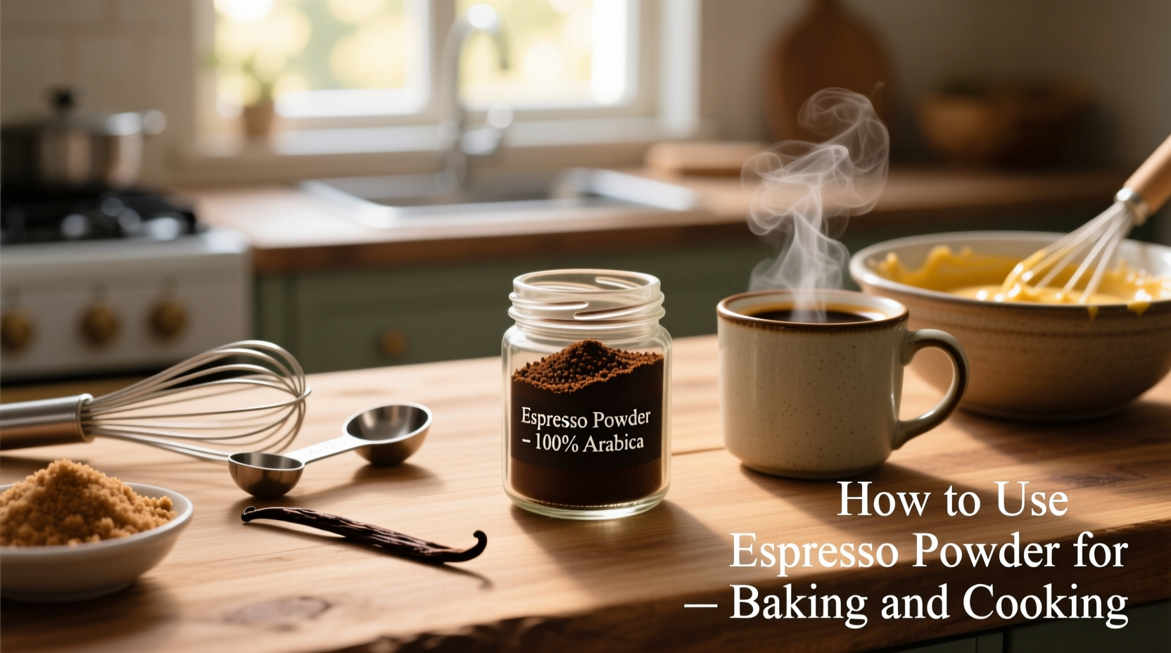how to use espresso powder for baking and cooking
