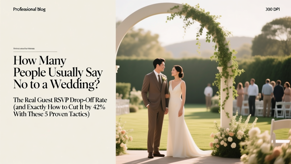 Wedding RSVP Drop-Off Rate: Cut It by 42% (2026)