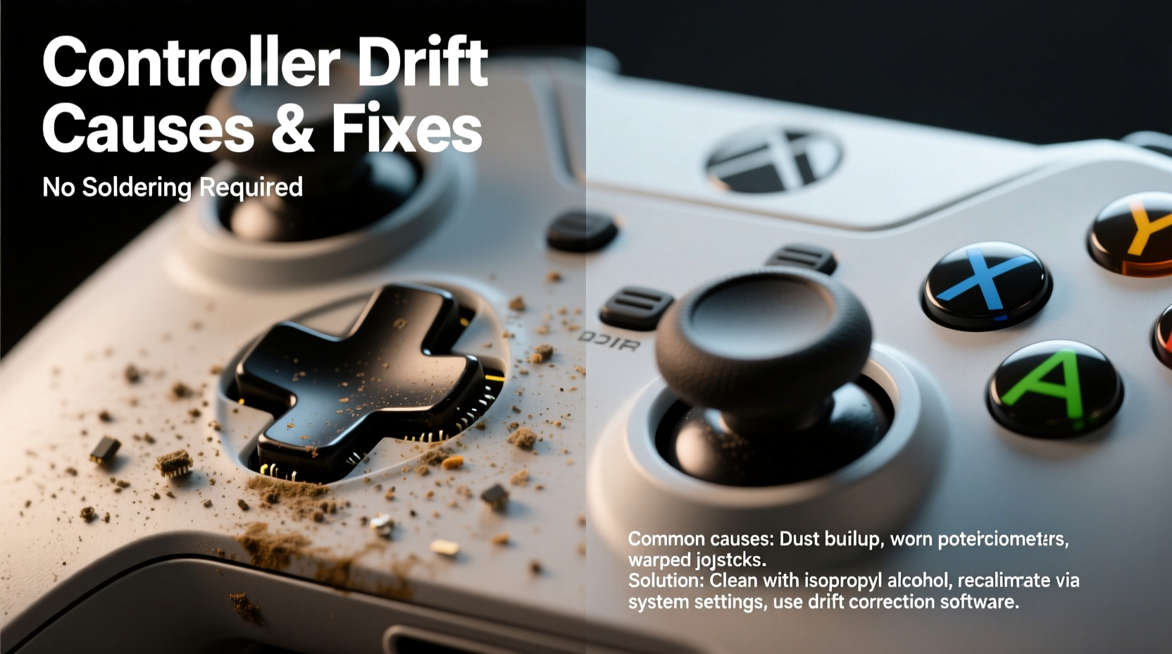 why does my controller drift causes and can you fix it without soldering