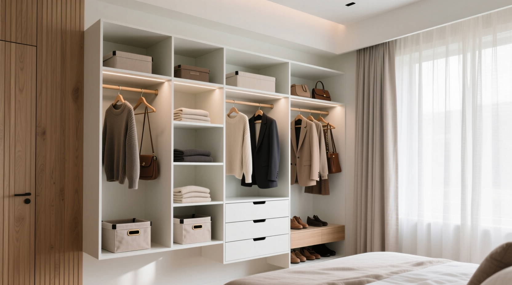 closet organization tips for aesthetic fluidity