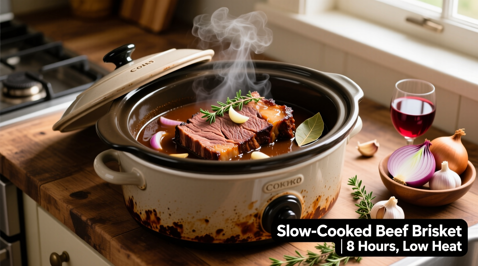 how do you cook beef brisket in a crock pot