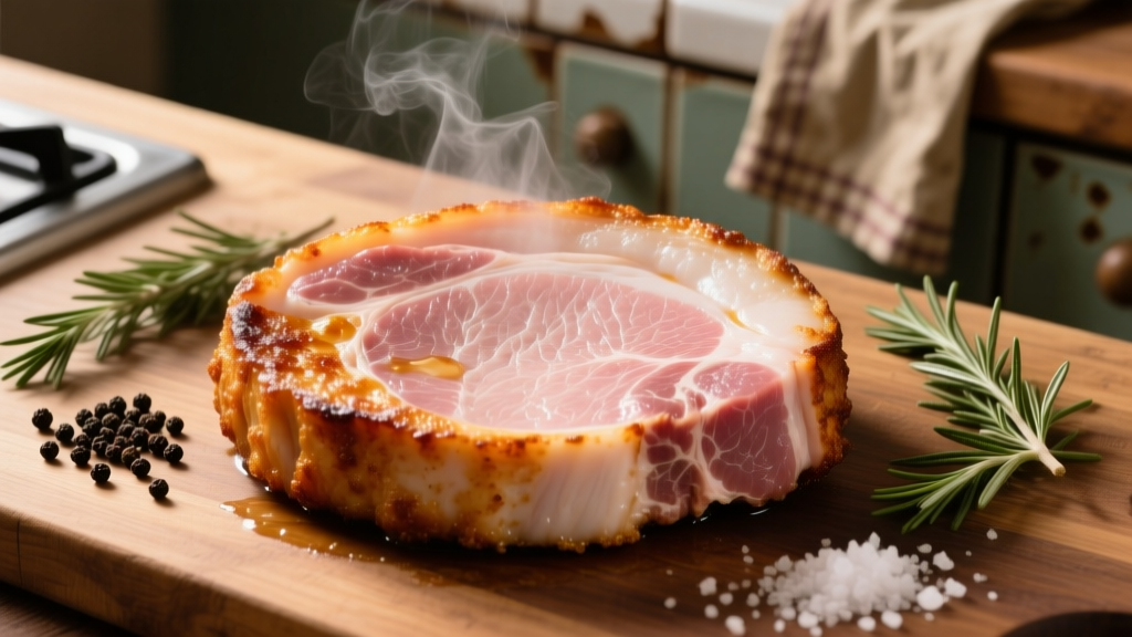 Frozen Thick Pork Chop in Air Fryer: Crispy & Juicy