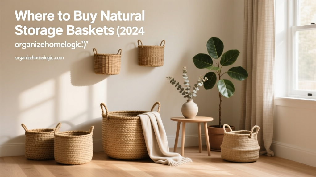 Where to Buy Natural Storage Baskets (2024 Guide)