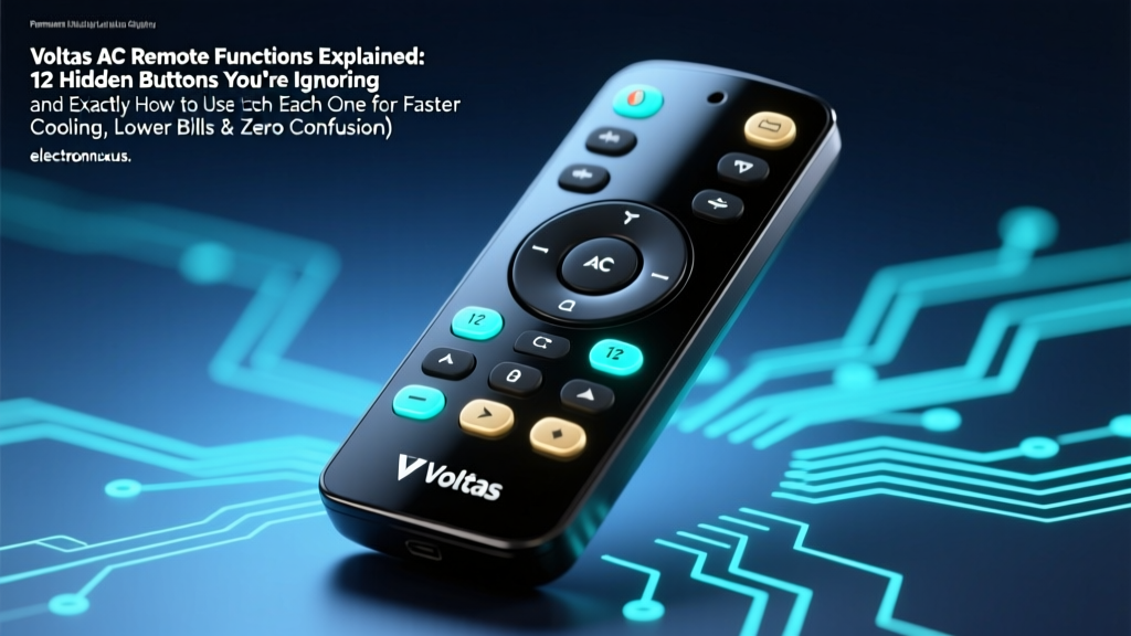 Voltas AC Remote Functions Explained: 12 Hidden Buttons You’re Ignoring (and Exactly How to Use Each One for Faster Cooling, Lower Bills & Zero Confusion)