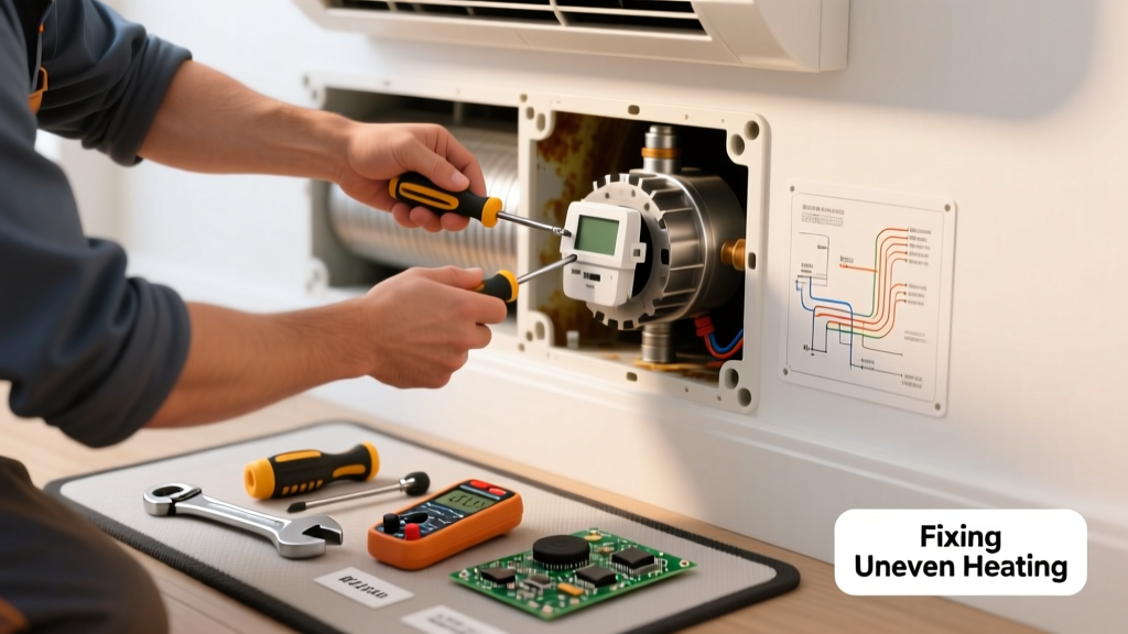 Uneven Heating Fix: Replace Faulty HVAC Part