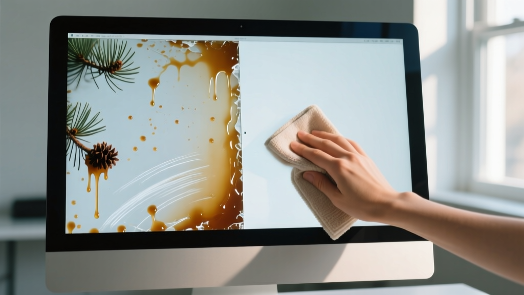 Tested: How to Get Sap Out of Computer Monitor Fast