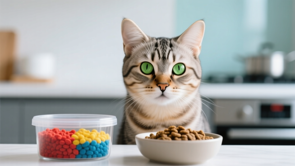Cat Food Artificial Colorings: Do Cats Even See Them?