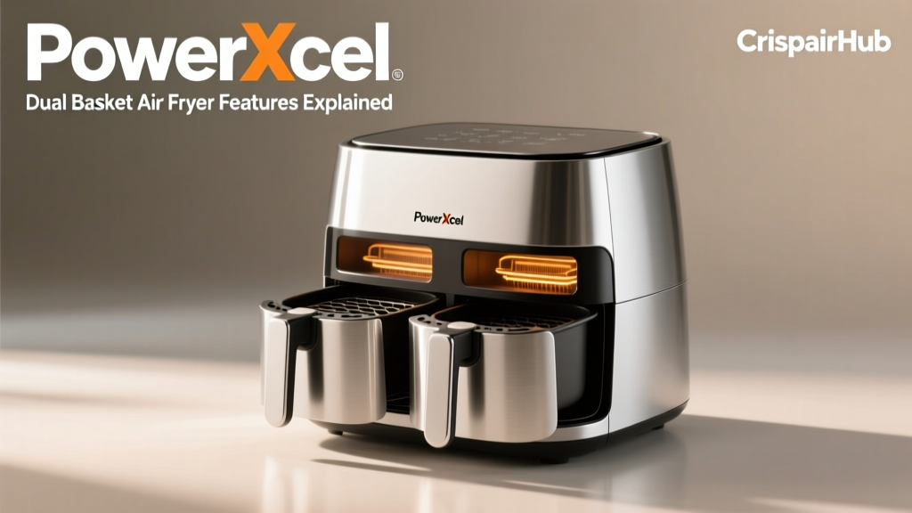 PowerXcel Dual Basket Air Fryer Features Explained