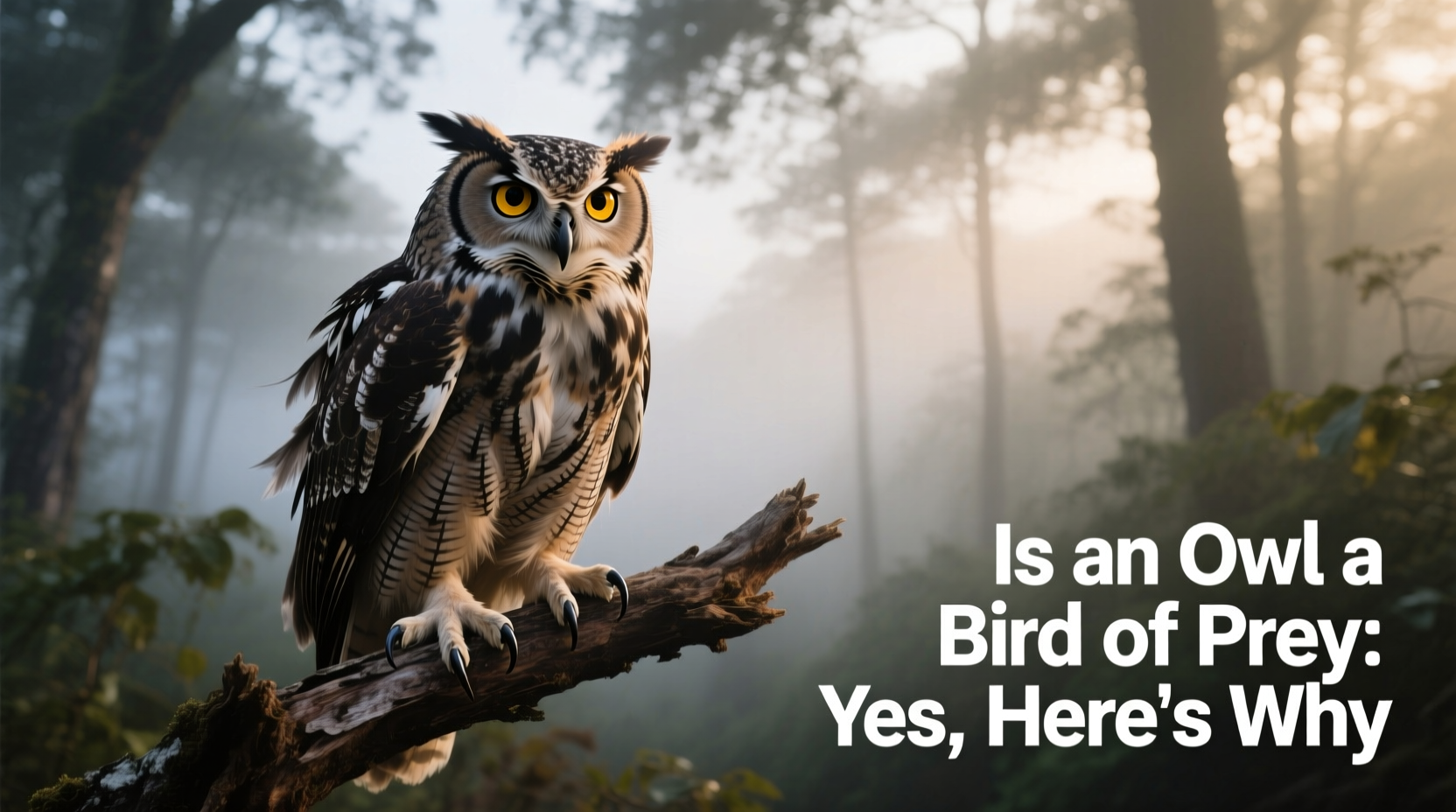 is an owl a bird of prey