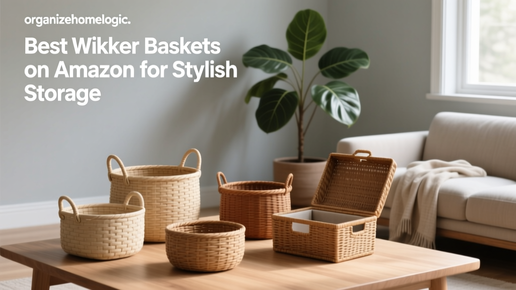 Best Wicker Baskets on Amazon for Stylish Storage