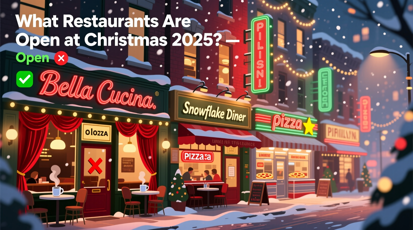 what restaurants are open at christmas