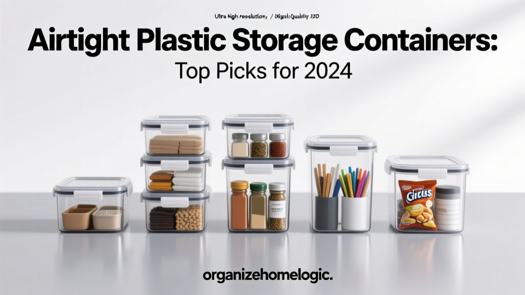 Best Airtight Plastic Storage Containers for 2024