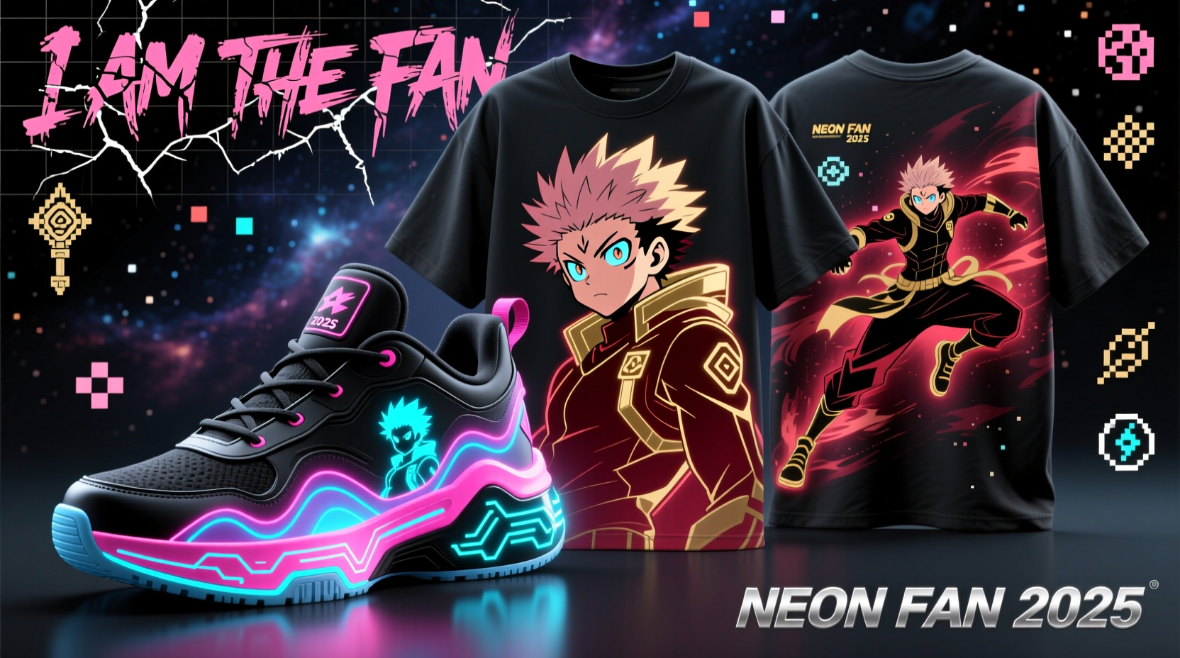 anime sneakers or graphic tees which shows more fandom pride in 2025