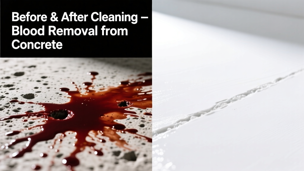 How to Remove Blood from Concrete Surfaces
