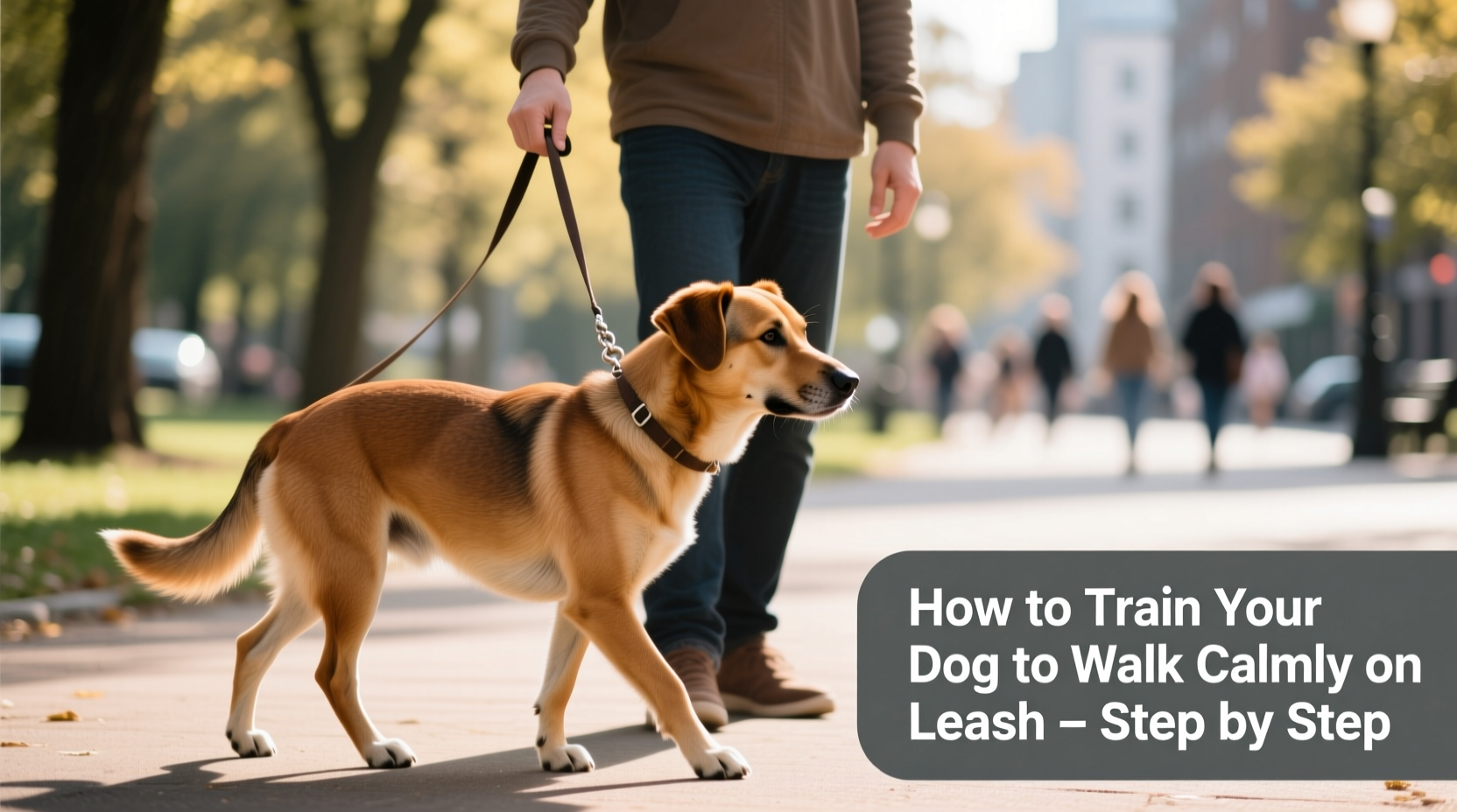 how to train your dog to walk calmly on leash without pulling step by step