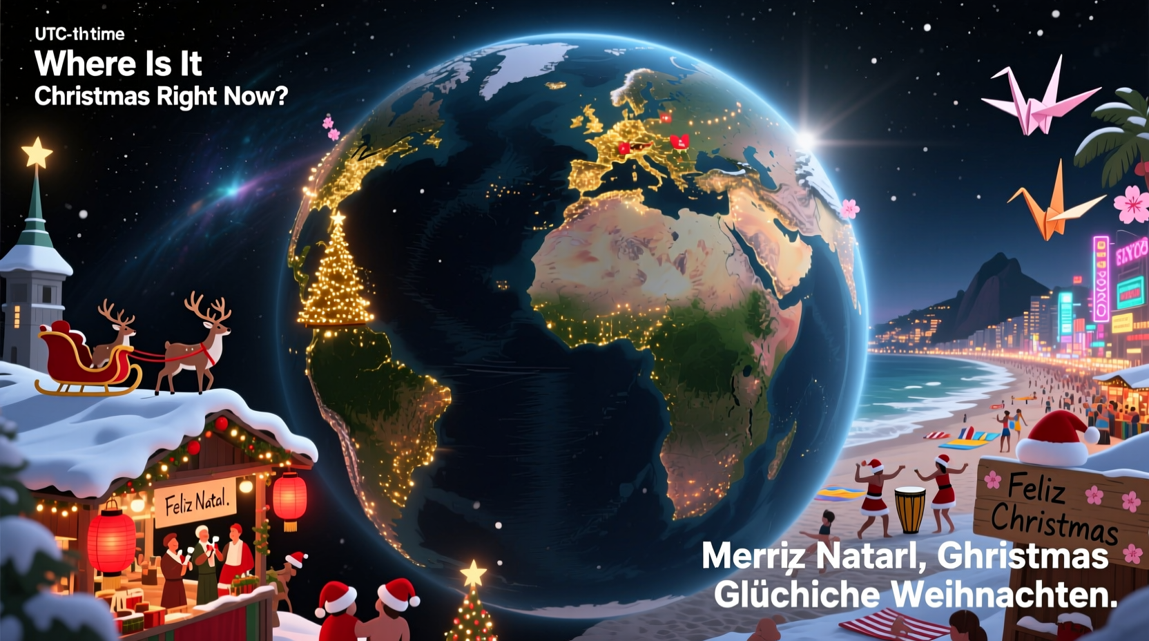 where is it christmas right now