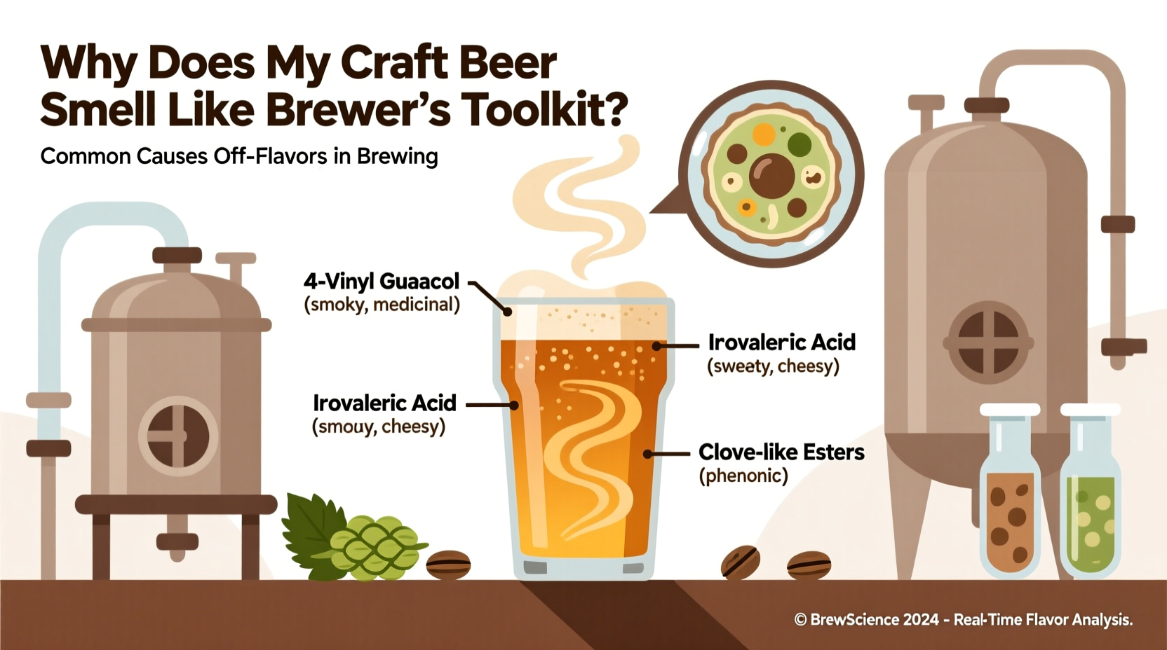 why does my craft beer smell like band-aids identifying off-flavors in brewing